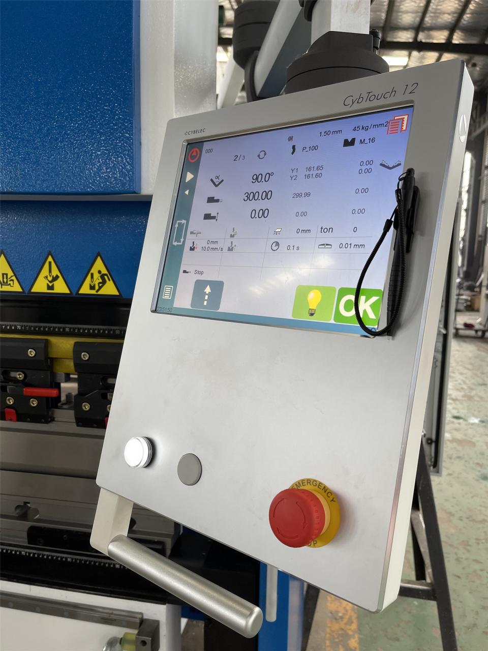 160t-4000 4축 CNC 유압 벤딩 머신 프레스 브레이크