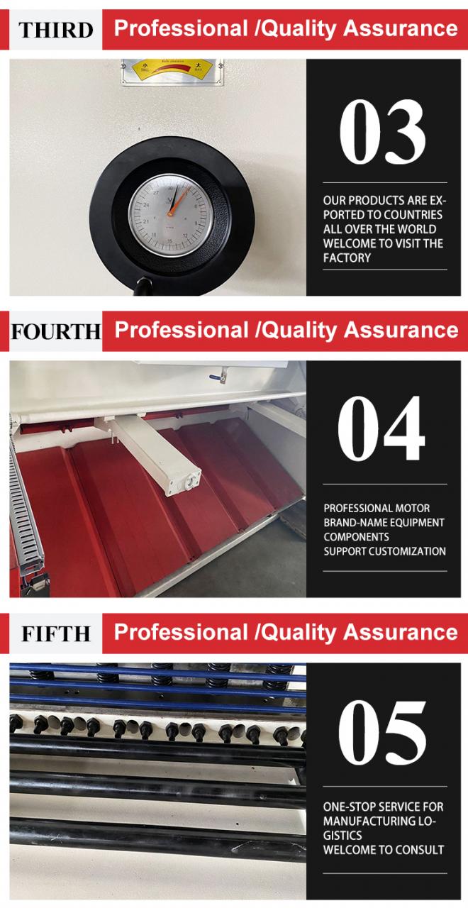 E21 8*2500 Hydraulic Cnc Guillotine Shearing Machine Steel Plate Sheet Metal Cutting E21 8*2500 유압 Cnc 단두대 깎는 기계 강철 플레이트 판금 절단