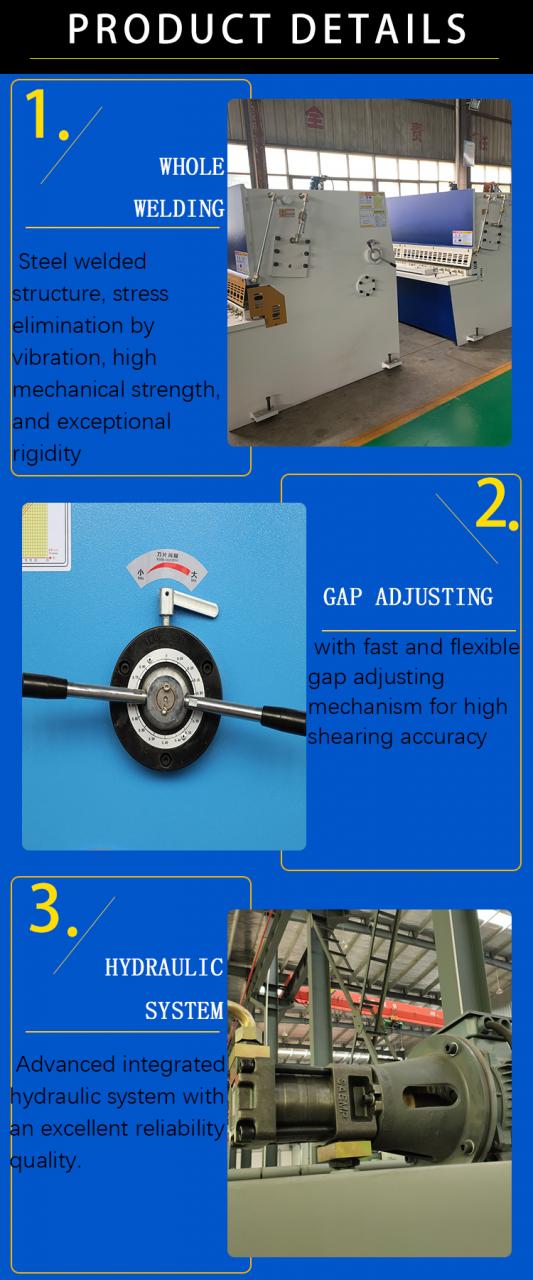 유압 단두대 가위 기계 Qc12y 8*6000mm 단두대 산업 판금 알루미늄 스테인리스 절단 가위 M