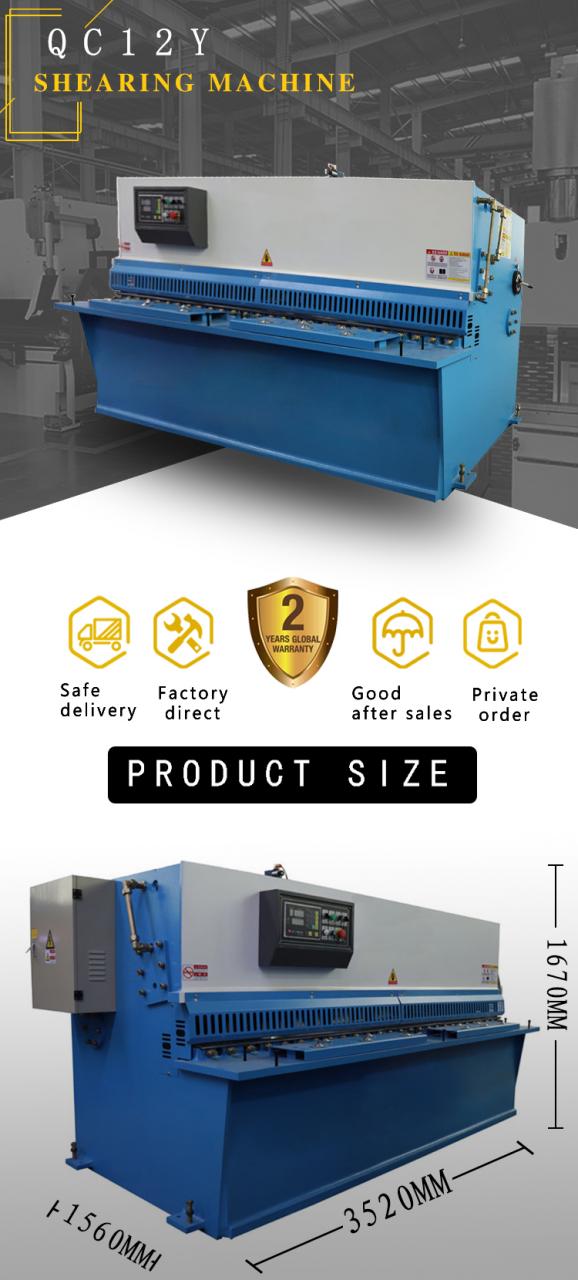 Hydraulic Guillotine Shear Machine Qc12y 8*6000mm Guillotine Industrial Sheet Metal Aluminium Stainless Steel Cutting Shearing M 유압 단두대 가위 기계 Qc12y 8*6000mm 단두대 산업 판금 알루미늄 스테인리스 절단 가위 M