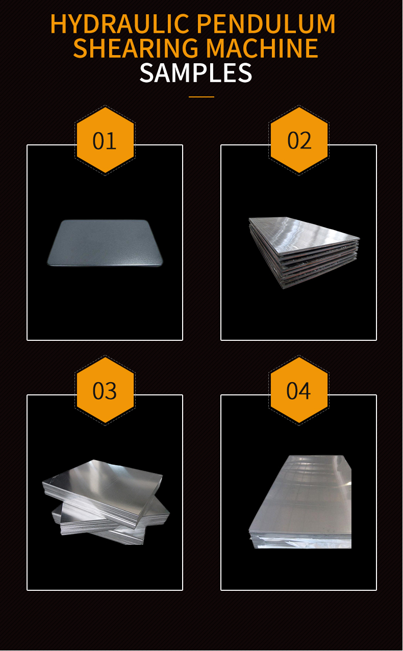 Hydraulic Pendulum Cnc Swing Beam Sheet Metal Plate Shearing Machine 유압 진자 Cnc 스윙 빔 판금 판 전단 기계