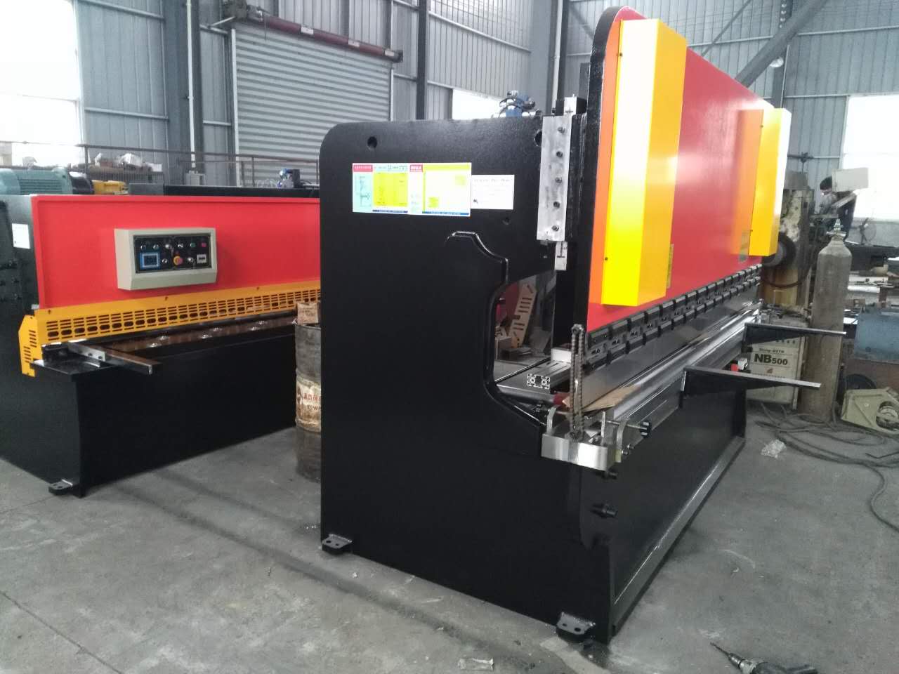 Hydraulic Swing Beam Guillotine Shears Qc12y-4x2500 유압 스윙 빔 단두대 Qc12y-4x2500