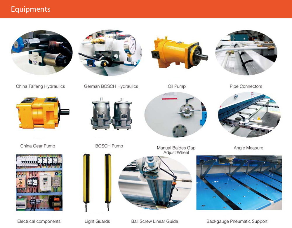 QC11K 10 12 16 mm 3200 4000mm Metal Guillotine Shear CNC Guillotine Shearing Machine QC11K 10 12 16 mm 3200 4000mm 금속 단두대 가위 CNC 단두대 전단 기계