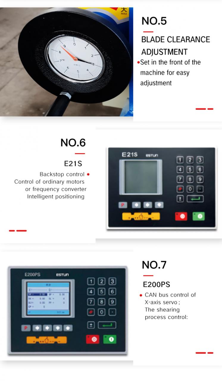 Shear Cutting Machine Guillotine Metal Hydraulic Shearing Machine Qc11Y/K 가위 절단기 단두대 금속 유압 깎는 기계 Qc11Y/K